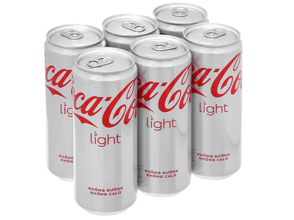 Cocacola Light Carbonated Soft Drink Can 320ml