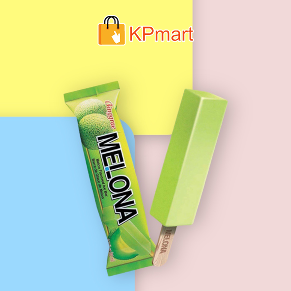 (GIAO HỎA TỐC HCM) Kem dưa lưới Hàn Quốc Binggrae Melona Melon Ice Bar 80ML