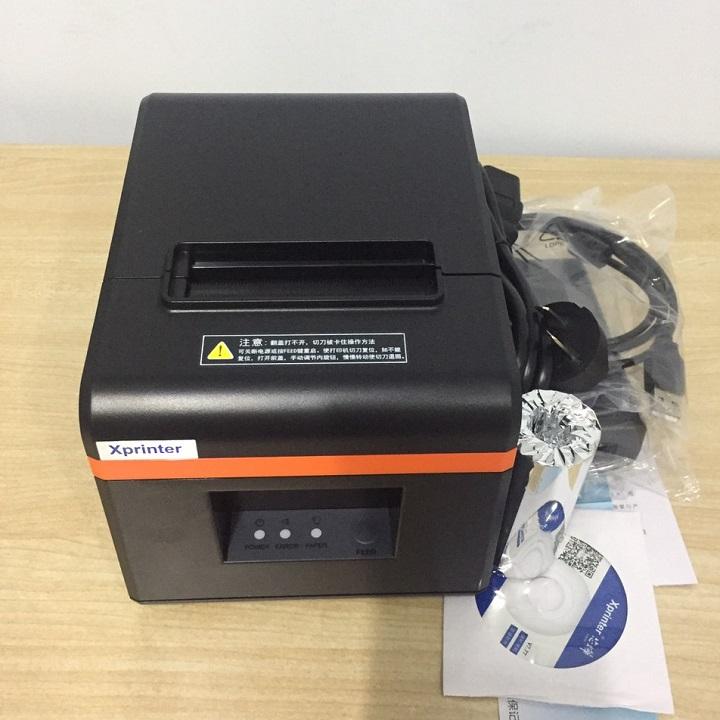 BÁO GIÁ MÁY IN GIẤY | Shopee Lazada Sendo Tiki mới nhất 76 Máy In Bill K80 - Tự Động Cắt Giấy Kết nối USB - K80mm - BH 12 Tháng