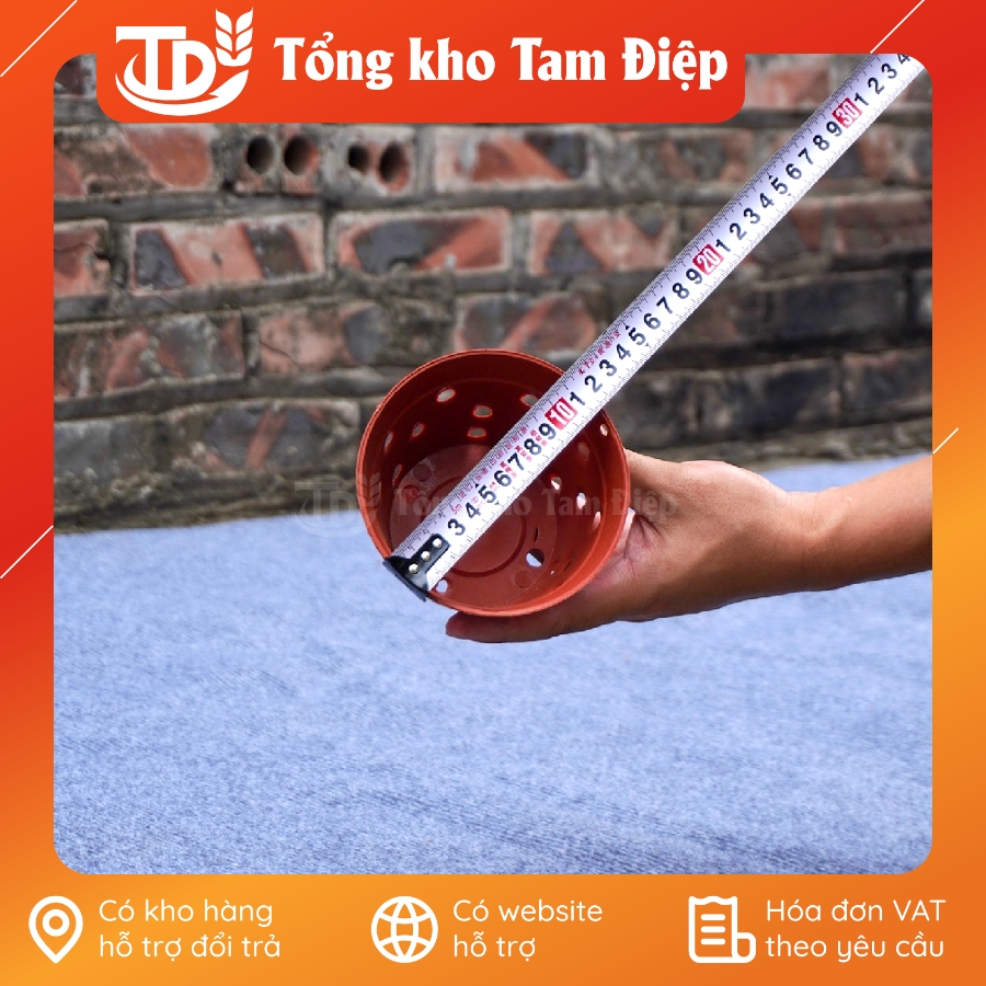 Chậu nhựa giả gốm tổ ong đủ size