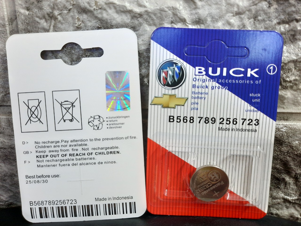 Pin chìa khóa ô tô Chevrolet 2032