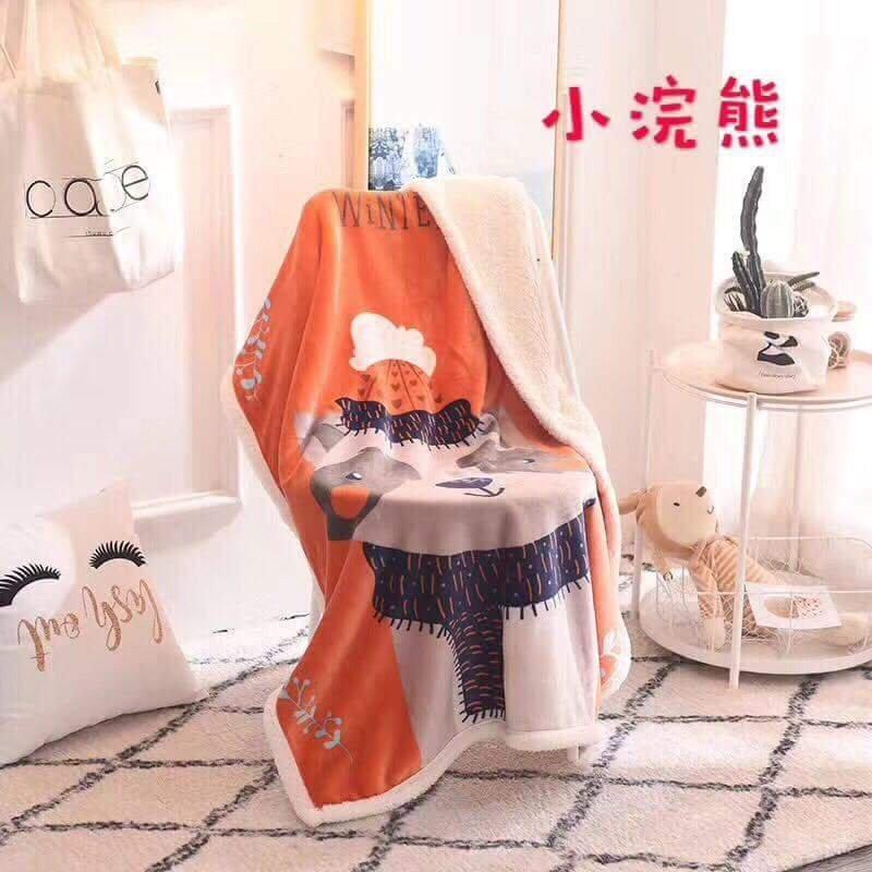 Chăn Lông Cừu 1mx1m4 Dành Cho Trẻ Em Siêu Mềm Mịn