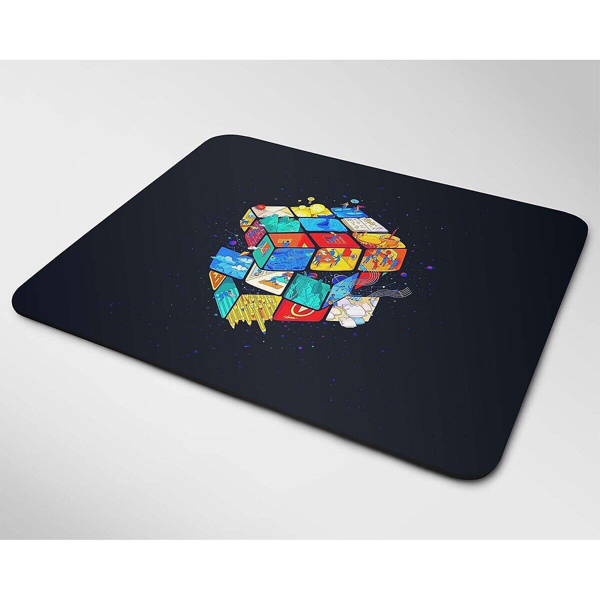[HCM]Miếng lót chuột đẹp mẫu Rubik (Nhiều kích thước)
