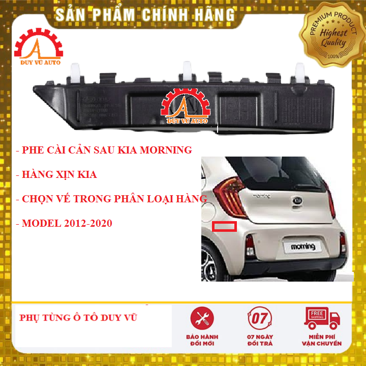 Phe cài cản sau kia morning đời 2012-2020