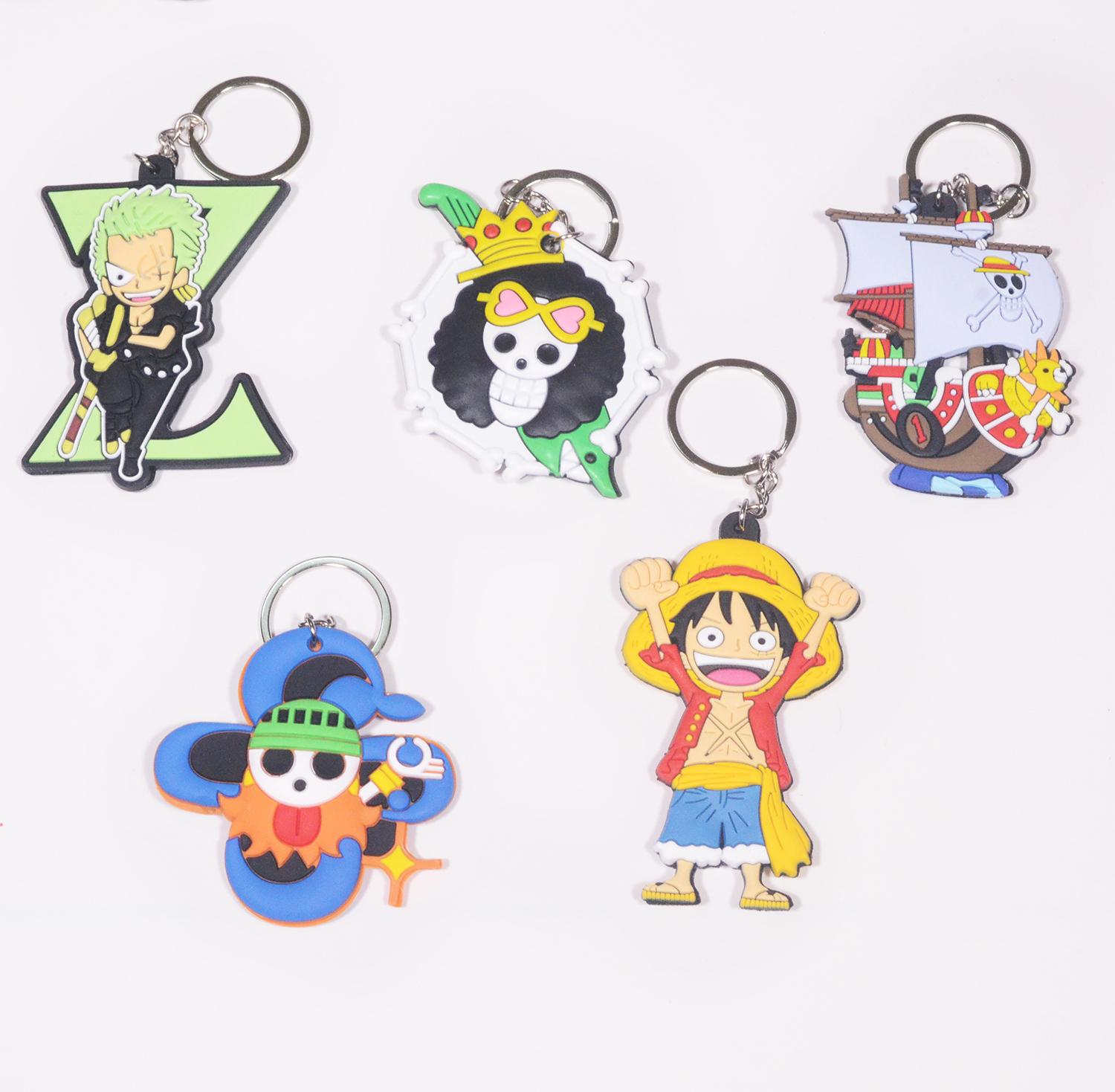 [7-11/12 VOUCHER 8%][thanh lý bán lỗ] Móc khóa Anime cao su - One Piece [AAM] [PGN18]