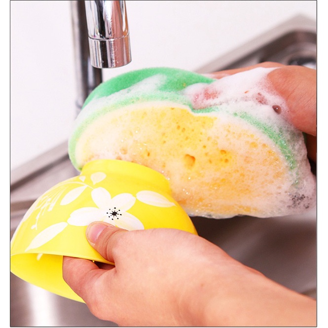 Miếng rửa chén hình trái cây - miếng rửa chén bọt biển hình trái cây