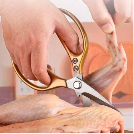 Kéo cắt gà vịt cán gỗ seki japan-9282