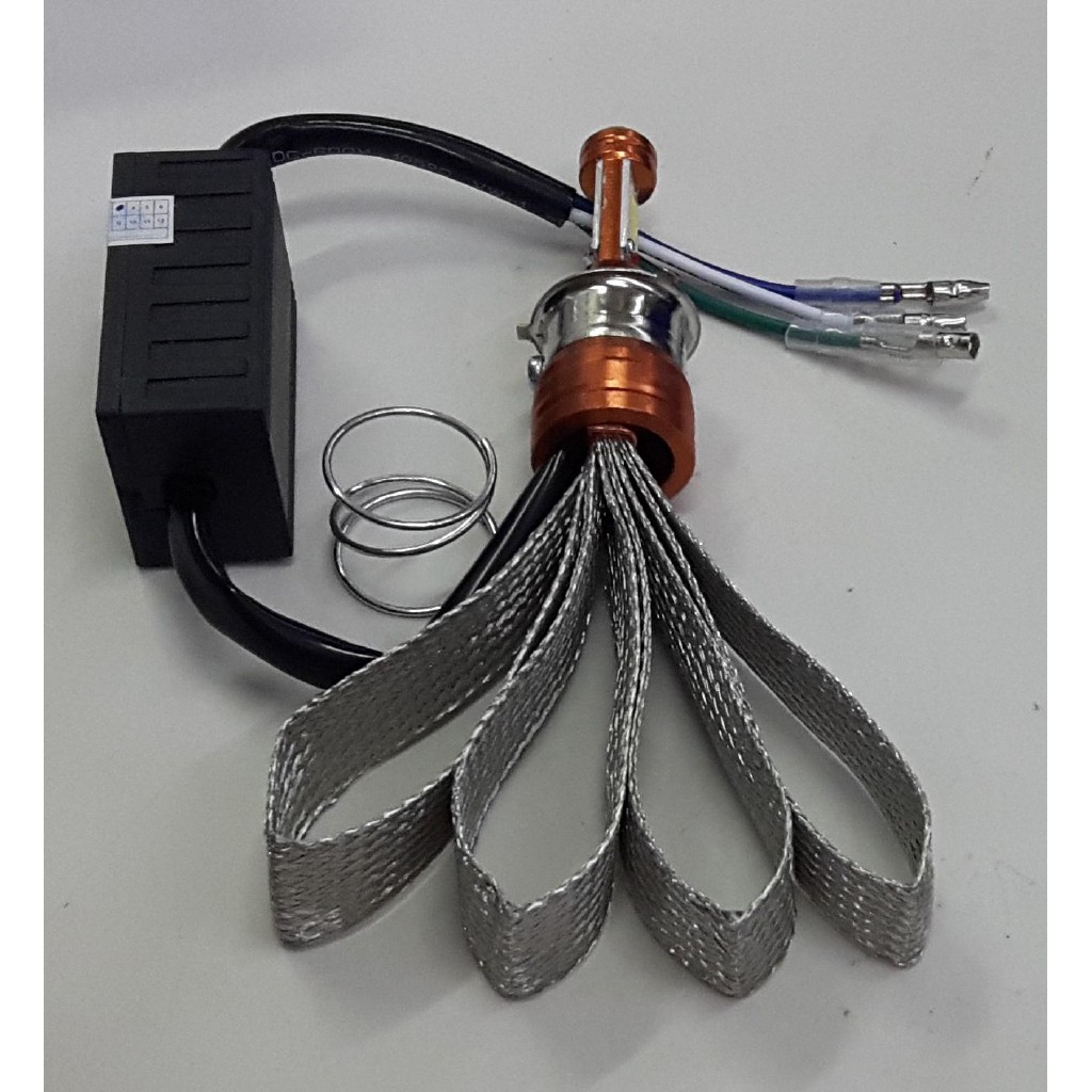 Bóng đèn led xe máy chân m5 - sử dụng điện máy theo xe 12v ac