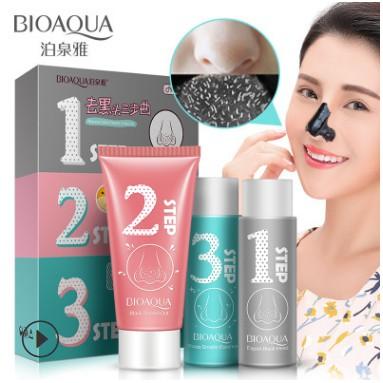 [HCM]Set Lột Mụn 3 Bước Bioaqua