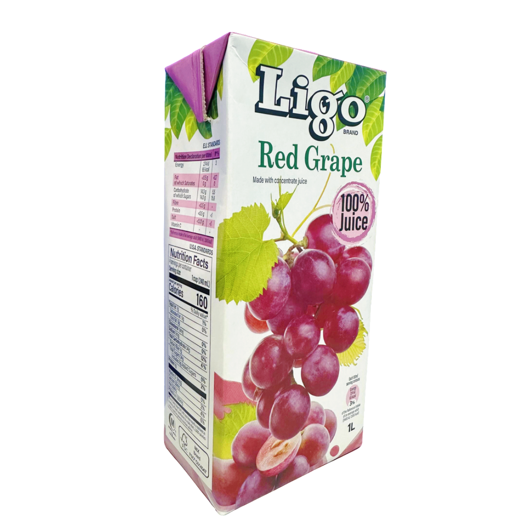 [HCM]Nước ép Ligo Nho 100% nguyên chất 1 lít