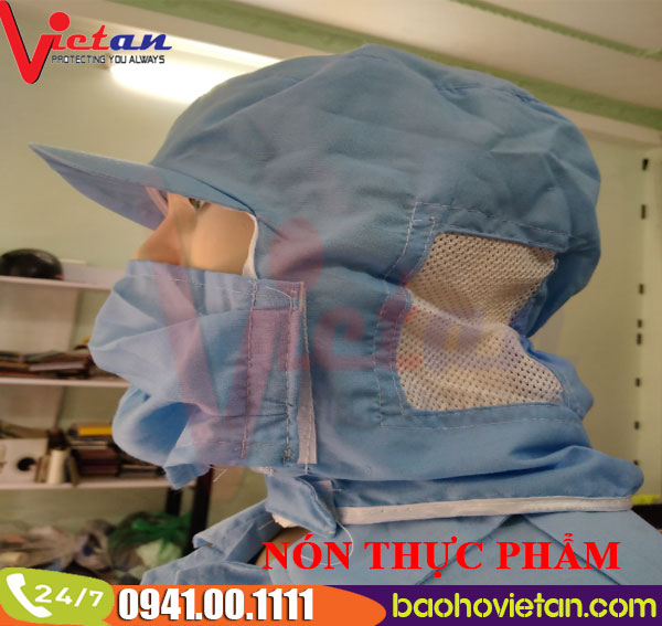 [HCM]Đồng phục Thực Phẩm (Set 3 món quần + áo + nón) - Công ty TNHH SX TM May Việt An