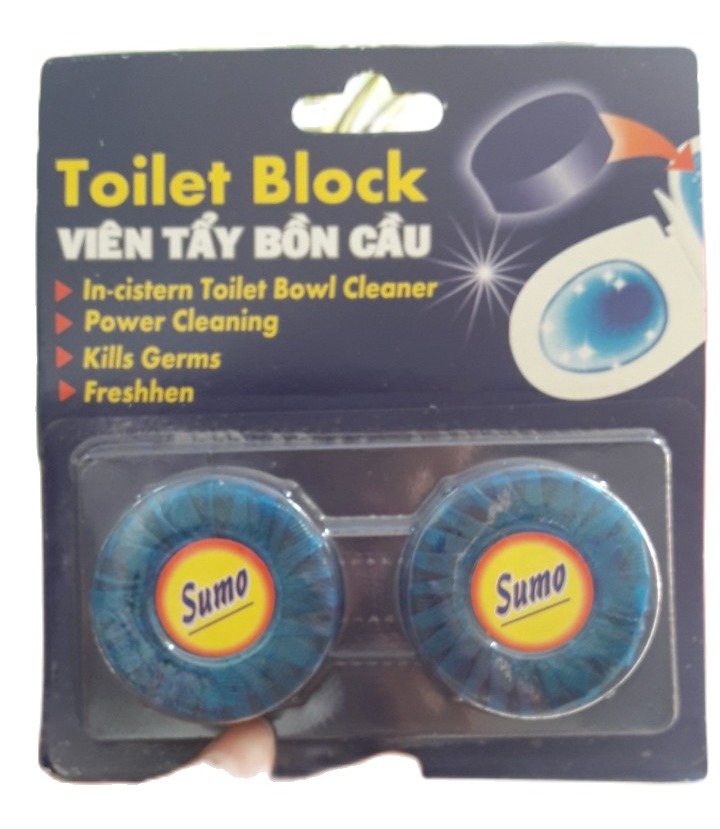 Vỉ 2 viên tẩy bồn cầu Sumo