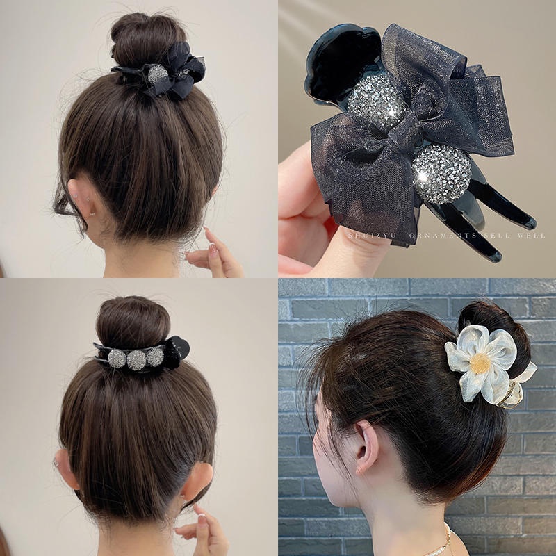 Kẹp Tóc Càng Cua Đính Đá Lấp Lánh