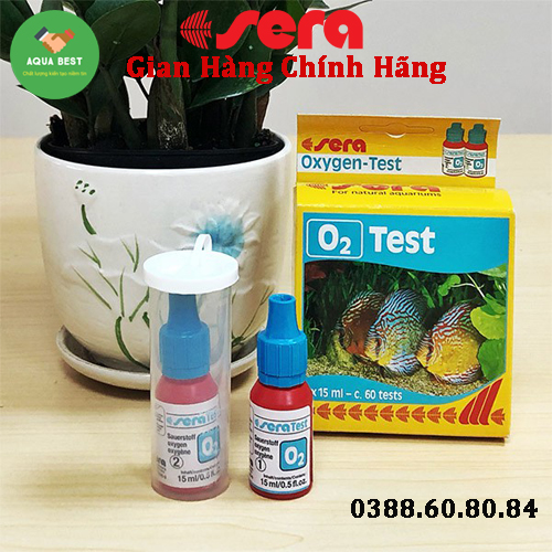 [HCM]Hộp test oxy Sera - Test O2 Sera Đức