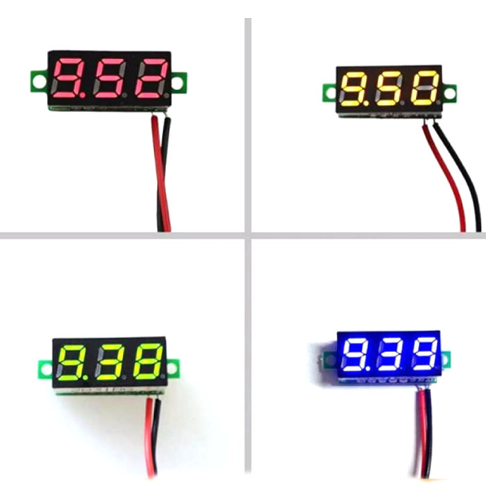 Vôn Kế 1 Chiều DC 3.5-30V 0.28 Inch