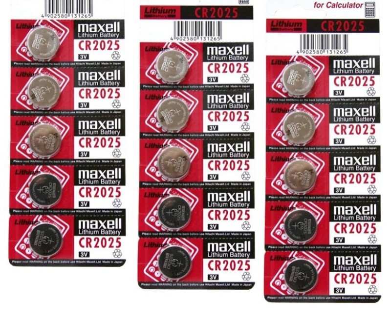 [HCM]Vỉ pin 2025 Maxell 5 viên dùng để thay điều khiển các loại - Pin 3v Lithium - CR2025