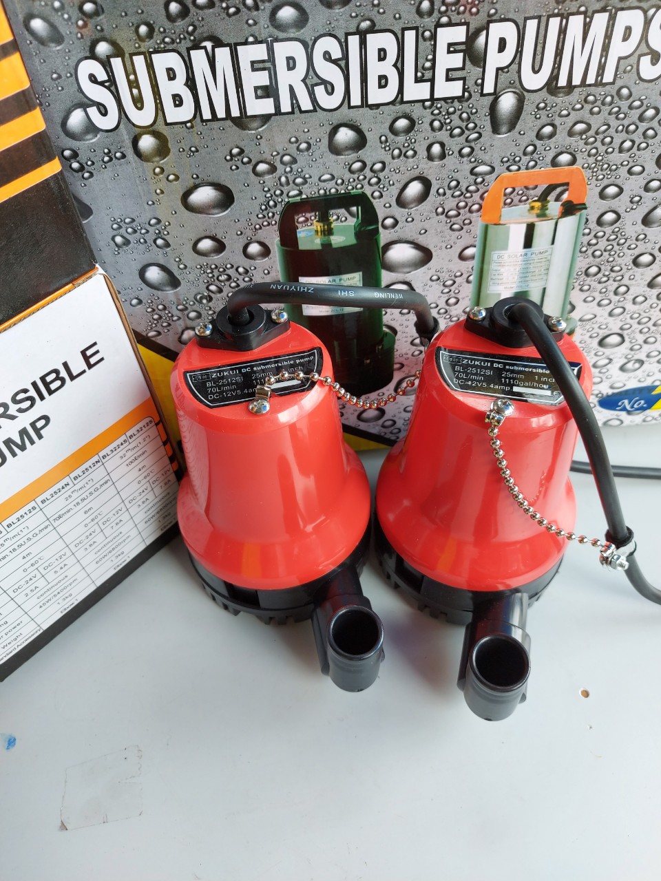 Bơm chìm 12v. lưu lượng 70/min