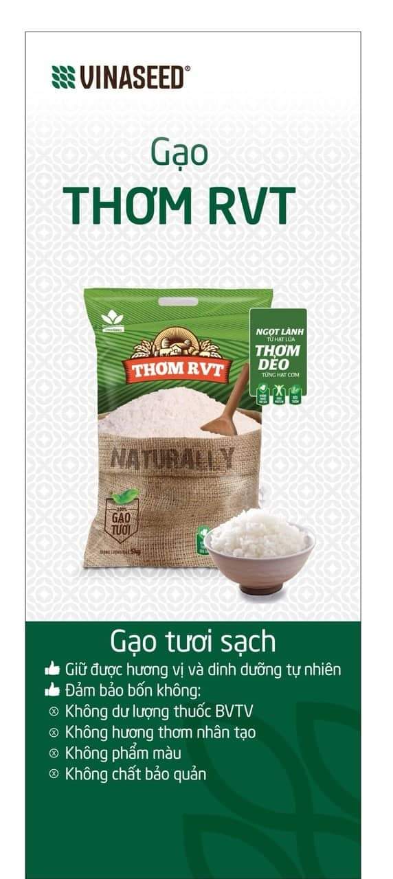 Gạo thơm RVT 5kg
