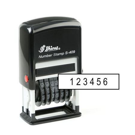 [HCM]Dấu 6 số xoay Shiny S-409 cao 4mm