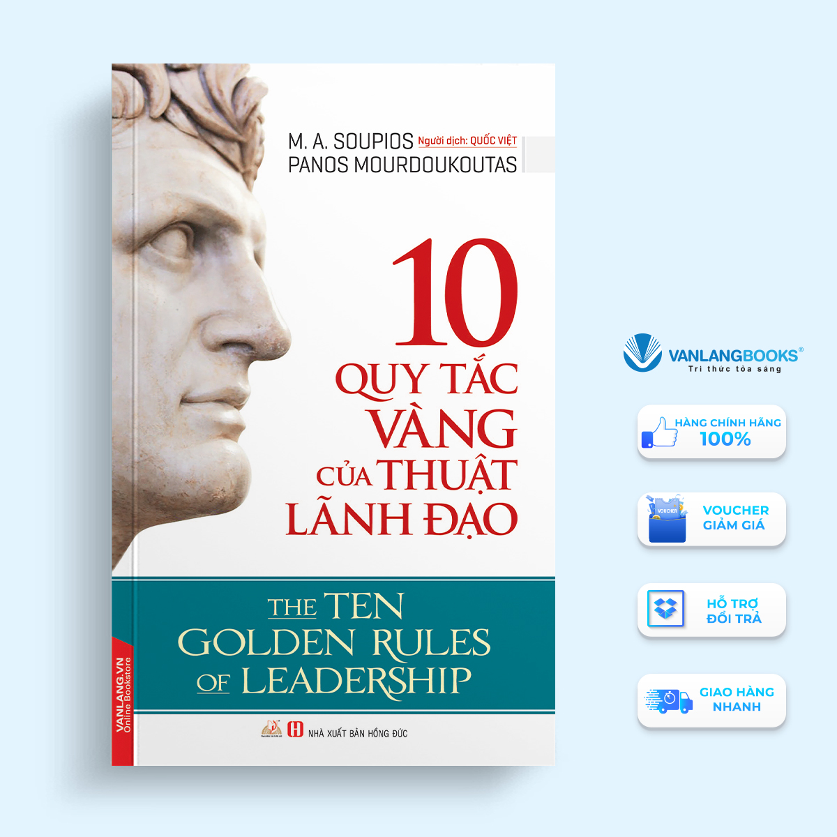 Sách - 10 quy tắc vàng của thuật lãnh đạo-vanlangbooks