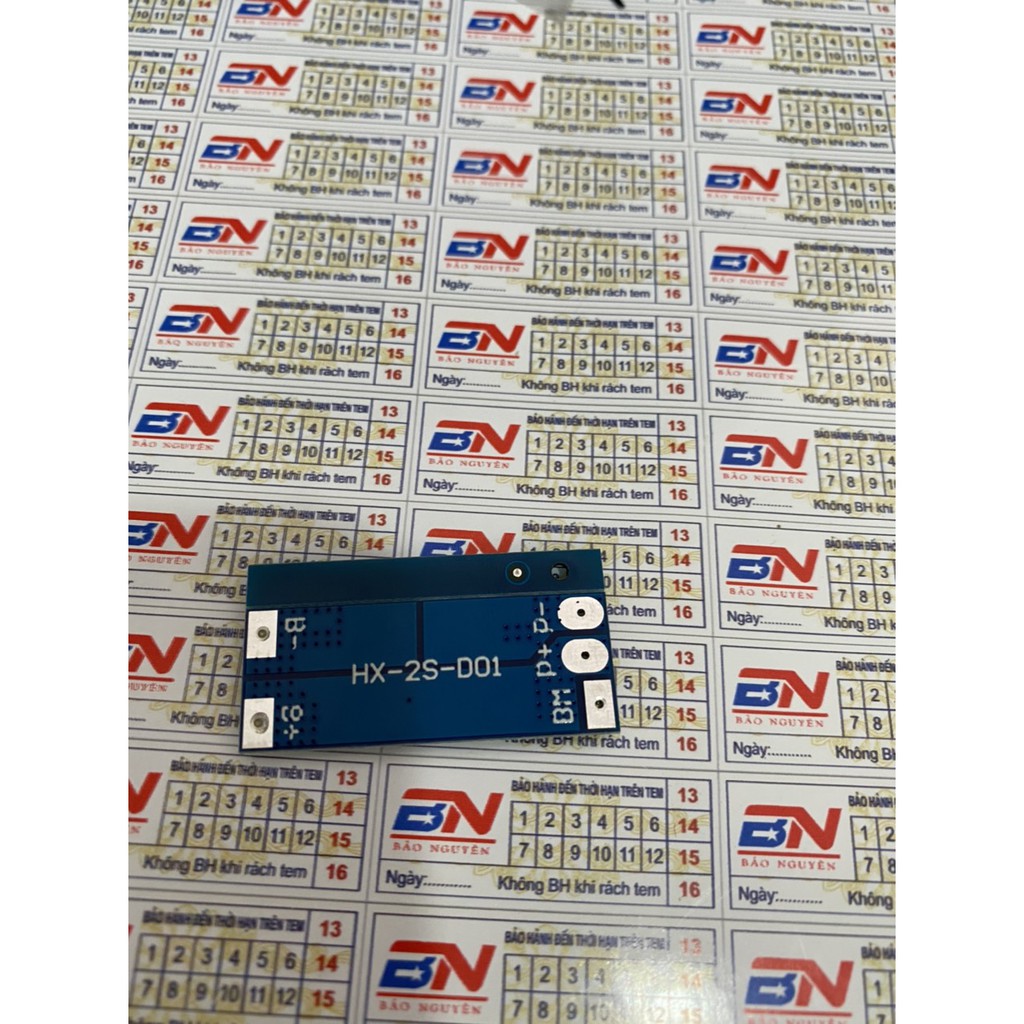 Mạch 2S 8A-15A Bảo Vệ Pin Lithium 18650