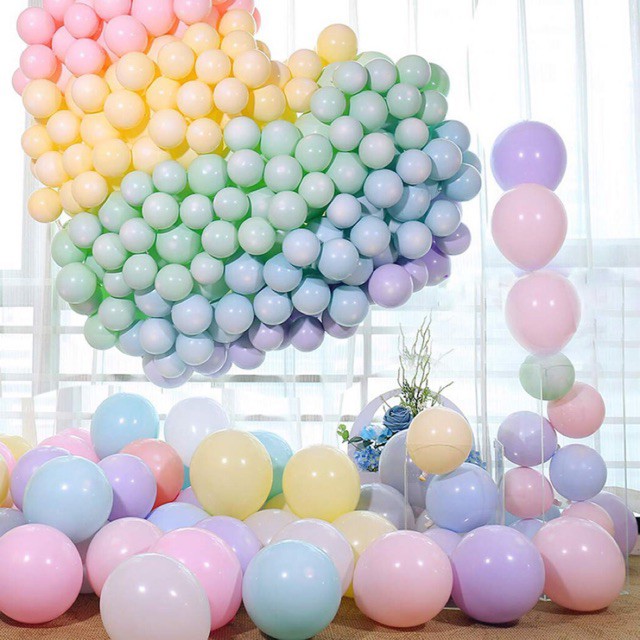 10 Bóng cao su Pastel Size 10In (26Cm) Siêu Đẹp