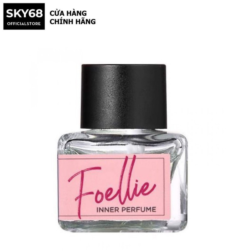 [Che Tên Nhạy Cảm] Nước hoa vùng kín hương trái cây ngọt ngào Foellie Eau De Innerb Perfume 5ml - Fleur (chai màu hồng) cao cấp