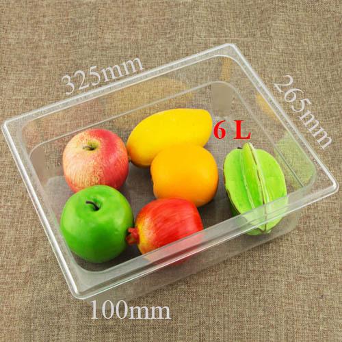 Khay nhựa đựng thực phẩm 6 lít GN 1/2x100
