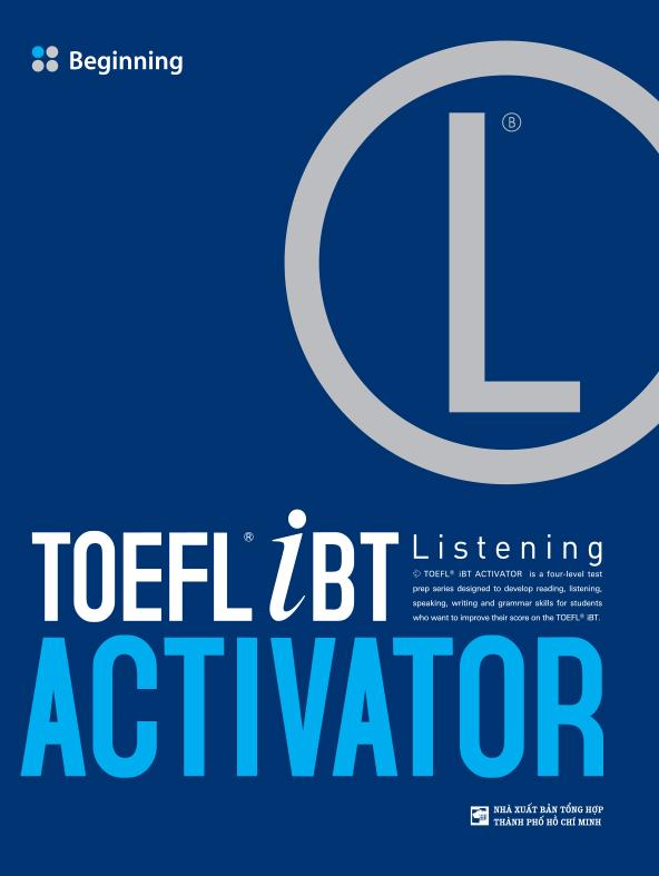 [HCM]TOEFL iBT Activator Listening Beginning