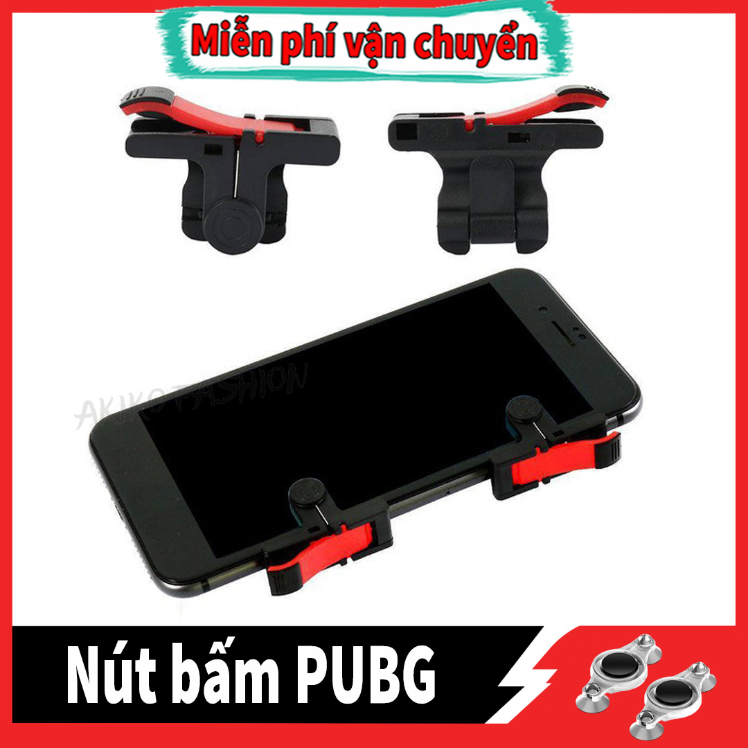 Bộ 2 nút bấm PUBG D9 chơi game mobile Tặng Nút Joystick