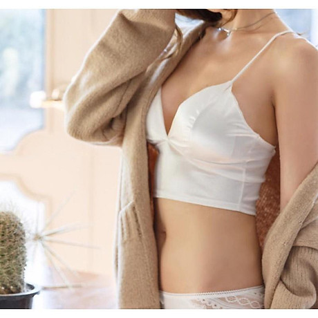 Áo Bra Satin 2 Dây Bản To 264