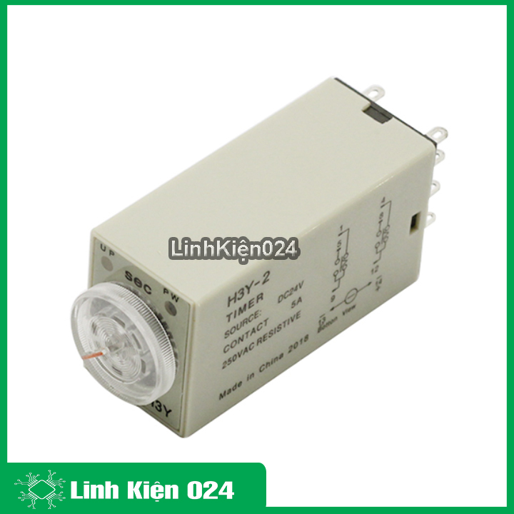 Relay Thời Gian Timer Omron H3Y-2 8P 24V