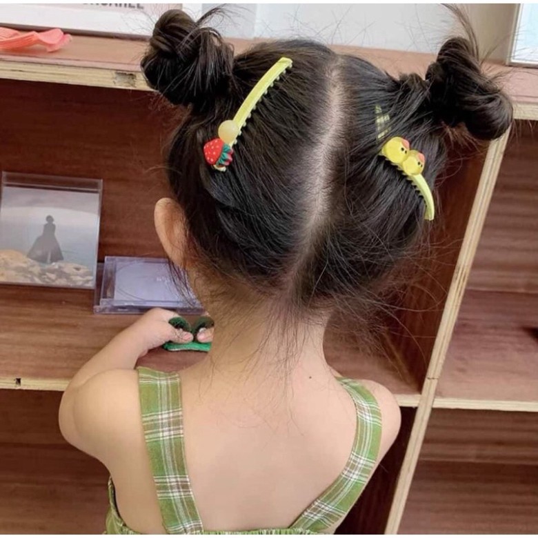 [ Mẹ Tặng Bé ] Xước Tóc hình Hoa Quả cho Bé Gái. ĐTVMMM