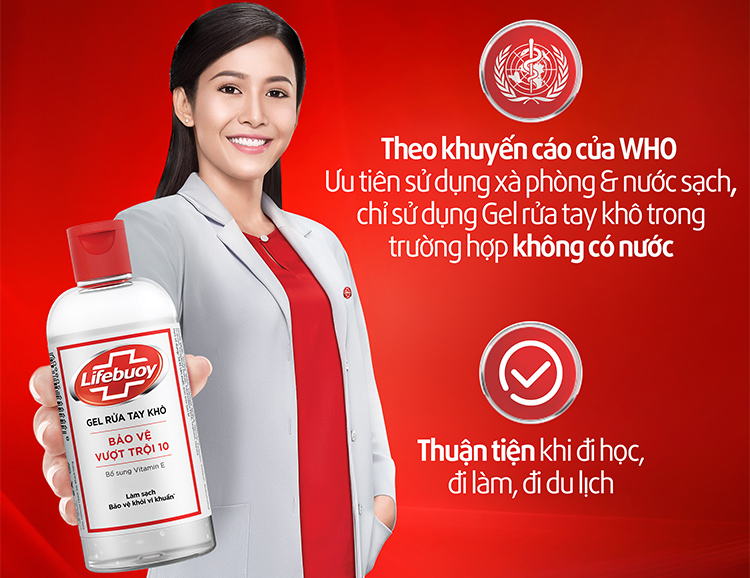 Gel Rửa Tay Khô Lifebuoy 235ml