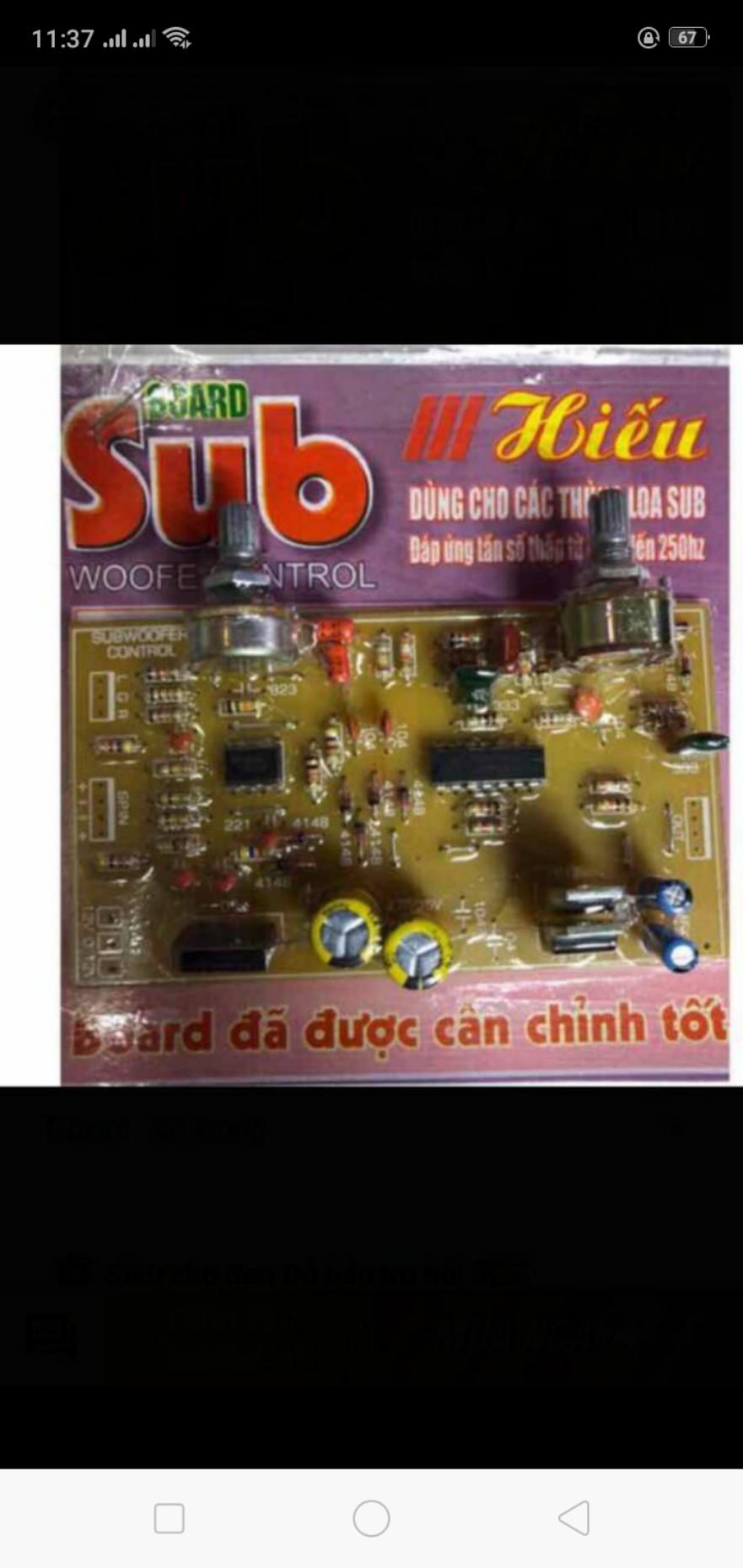 Mạch lọc loa sup Hiếu