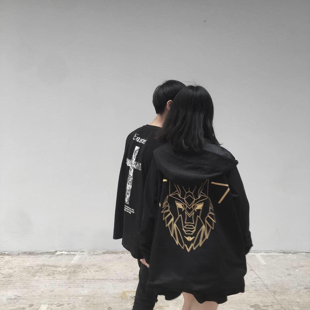 [HCM]Áo Khoác In Hình Sói Unisex