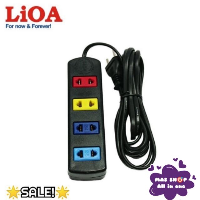Ổ cắm điện lioa 4tc dây 3m & 5m