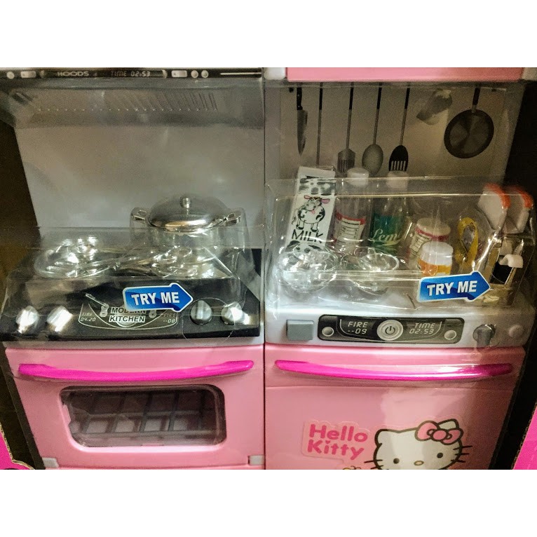 Đồ chơi nhà bếp màu hồng Hello Kitty 918