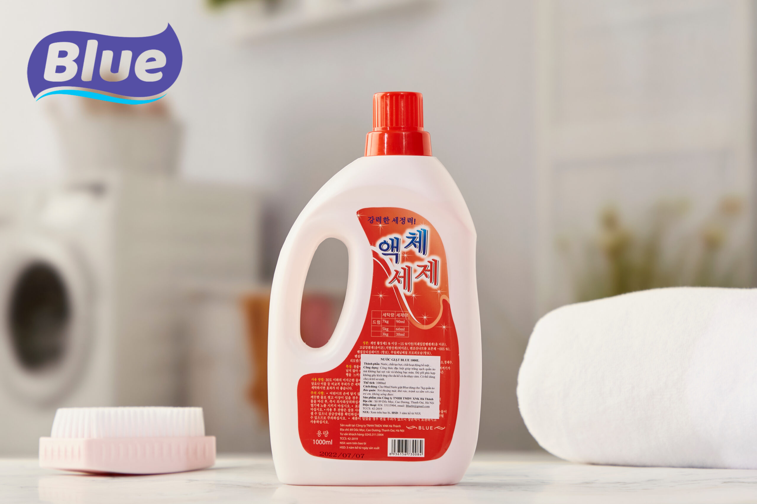 Nước giặt Blue Hàn Quốc can 1L
