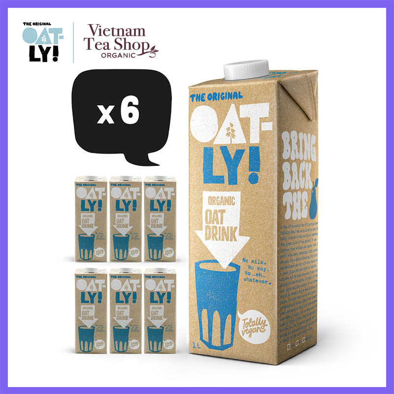COMBO SALE Thùng 6 hộp sữa yến mạch Oatly Barista Edition OATSIDE ...