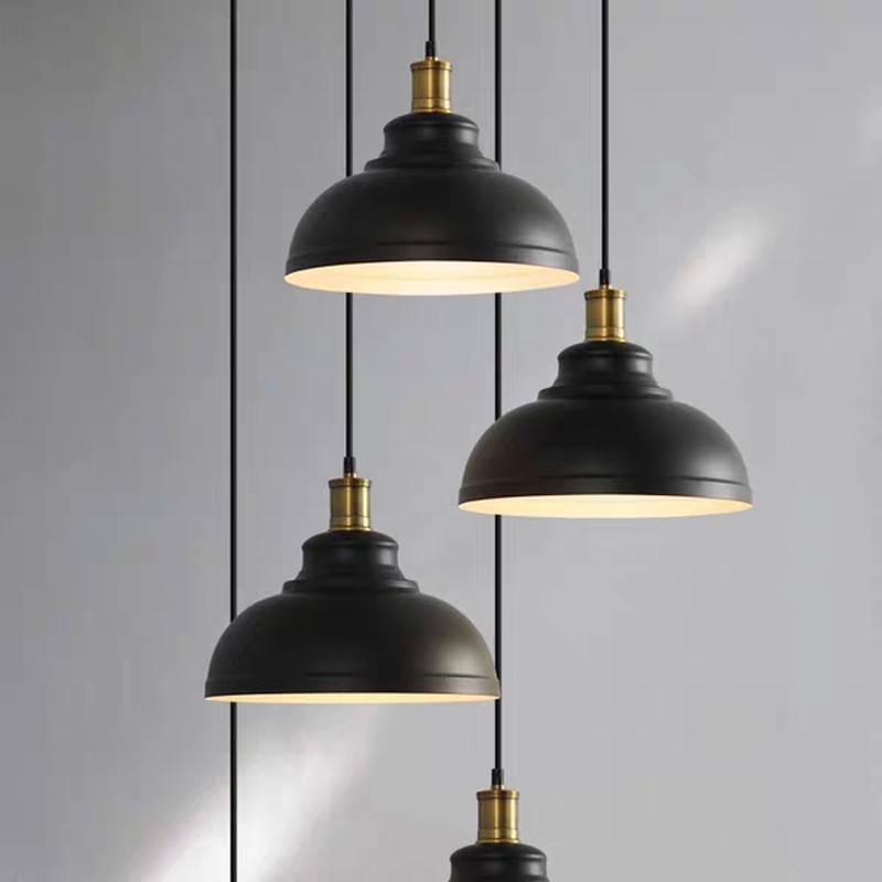 Đèn thả đui đồng, đèn treo trần cỡ 300mm cổ điển+ TẶNG BÓNG 3 trang trí bàn ăn,quán Cafe
