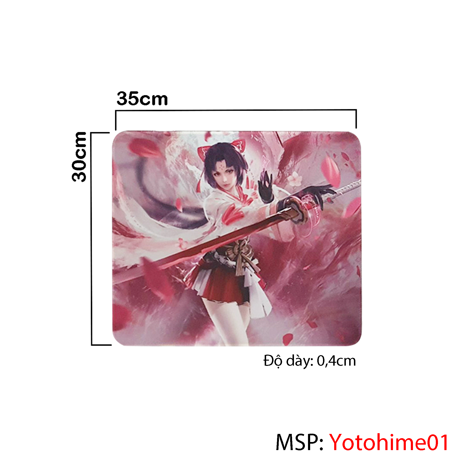 Lót chuột Yotohime - Naraka Bladepoint