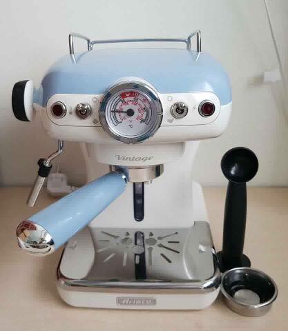 Máy pha cà phê 0,9 lít Ariete MOD. 1389/15 Xanh da trời