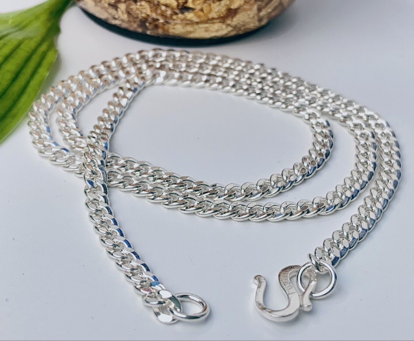 Dây chuyền nam khoen lật bạc ta 925%
