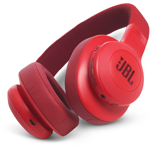 Tai Nghe Bluetooth Chụp Tai JBL E55BT màu đỏ