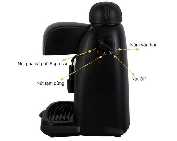 Máy pha cà phê Espresso Tiross TS620 - Hàng Chính Hãng