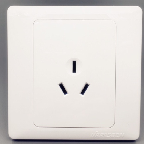 Mặt ổ cắm 3 lổ dẹt 10A 250V
