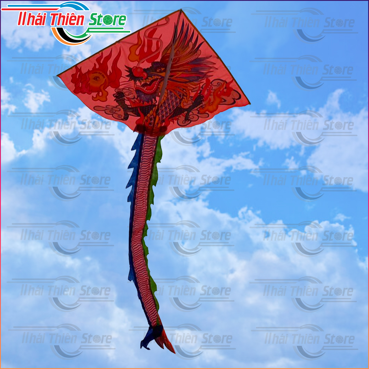 Diều Rồng Ghép Nhiều Màu Long Vân