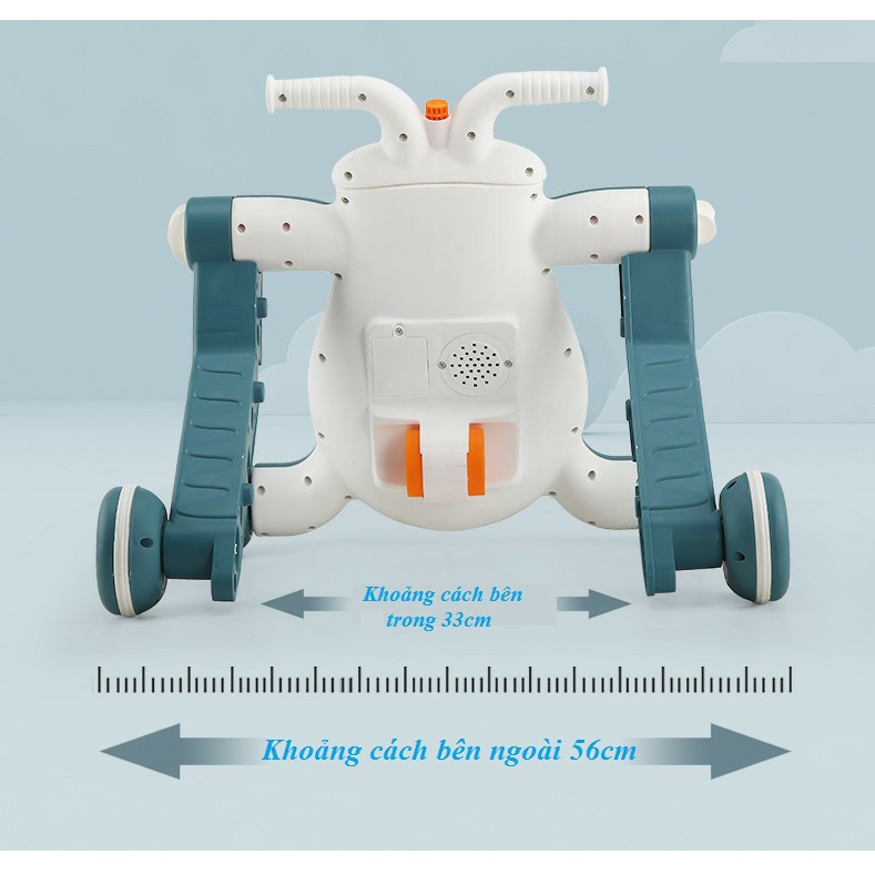 Xe tập đi đa năng 3 trong 1 (xe tập đi , chòi chân, Scooter)