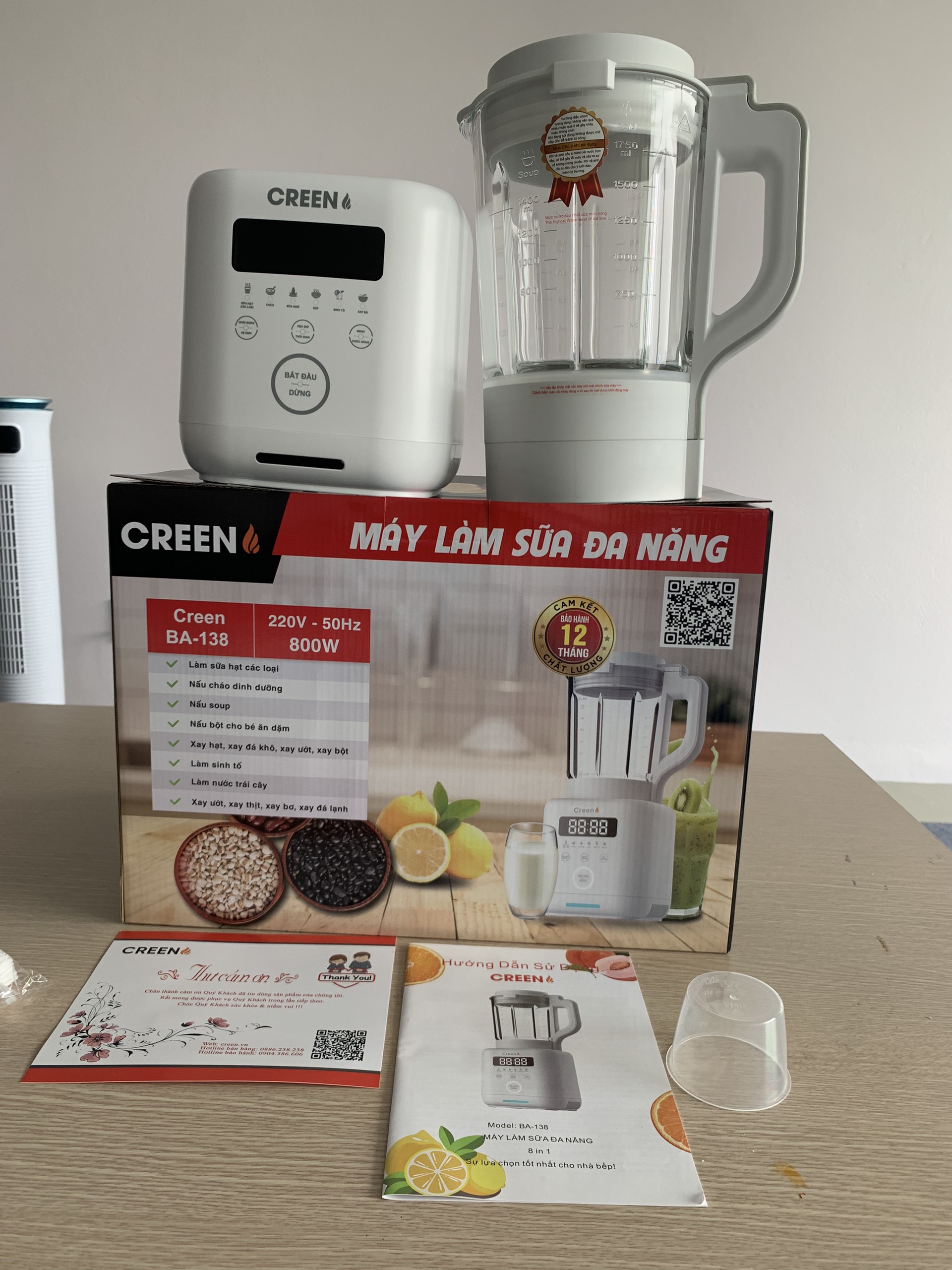Creen Ba-138 multi-functional seed milk maker